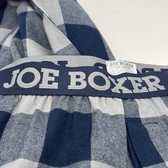 Joe Boxer Men's NWT Navy & Gray Check Pajama Bottoms Size Large - Picture 14 of 14